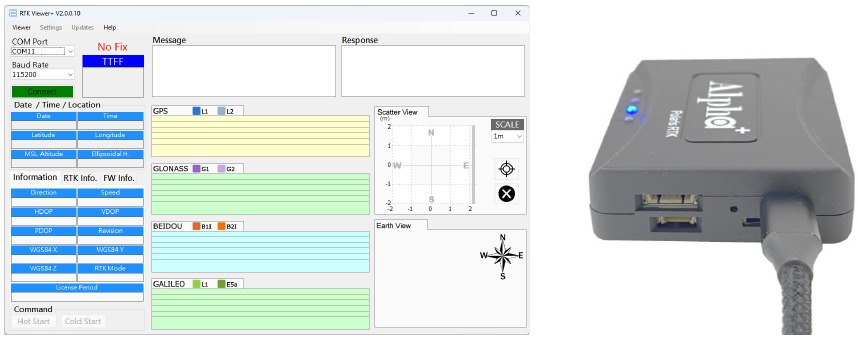 Alpha-modus instellen - De RTK-viewer gebruiken