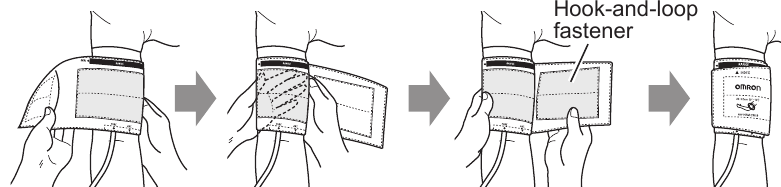 De armmanchet aanbrengen - Stap 3