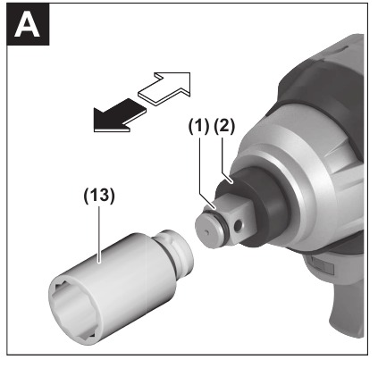 Gereedschap verwisselen