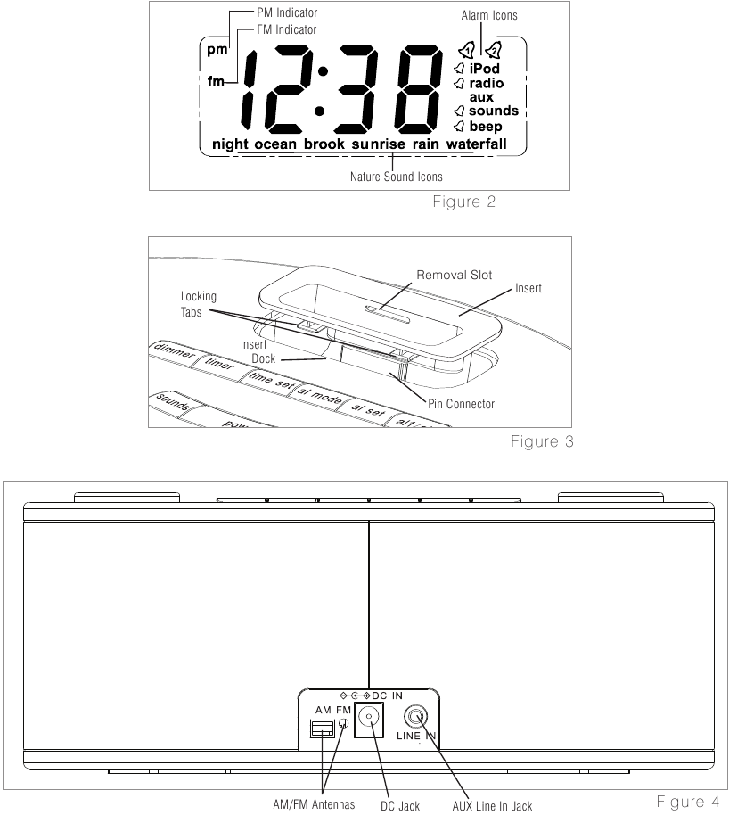 Wekker radio / dock voor iPod