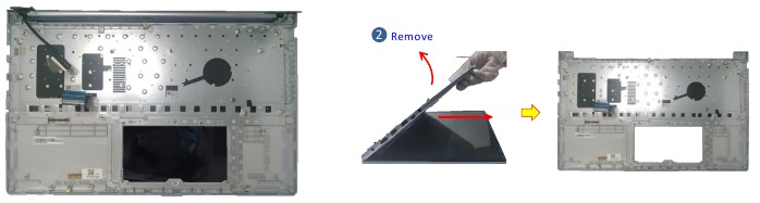 KEYBOARD MODULE Demontage 