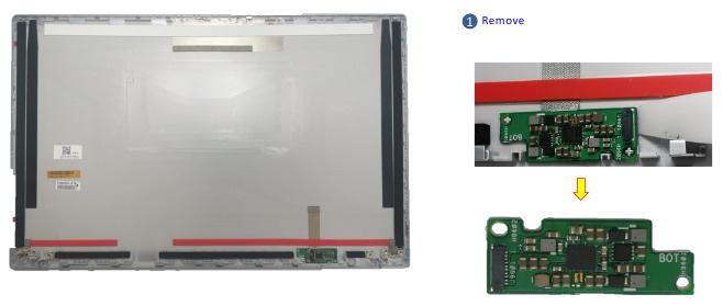 PMIC BOARD (FOR BENT OLED SKU) Demontage