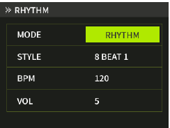 RHYTHM-menu