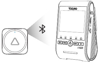 Bluetooth-afstandsbediening - Koppelen met dashcamera