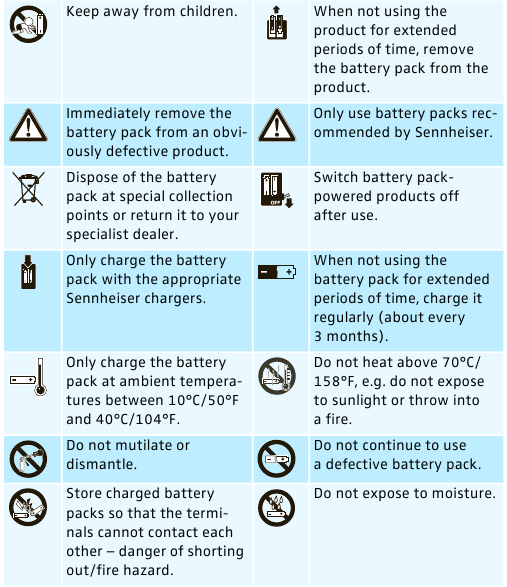 Veiligheidsinstructies voor het lithium-polymeer batterijpakket