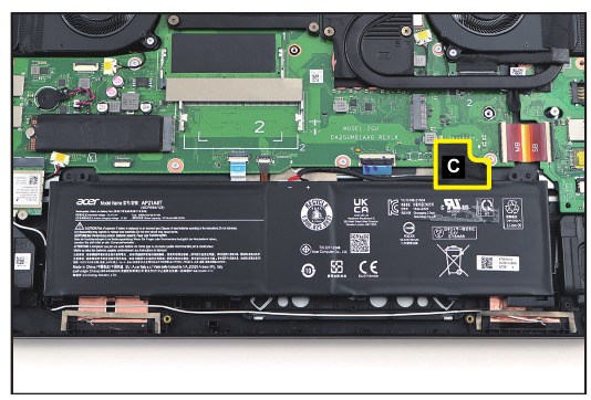 Batterijpakket verwijderen - Stap 2