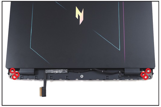 LCD-module verwijderen - Stap 3