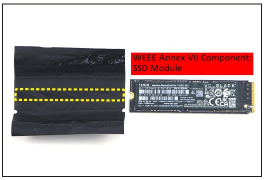 SSD-module verwijderen - Stap 5