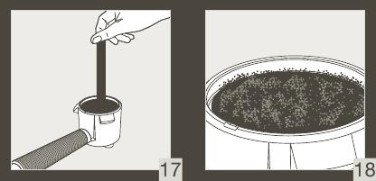 Espresso maken - Met gemalen koffie - Stap 2