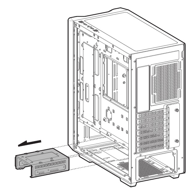 HDD's installeren - Stap 1