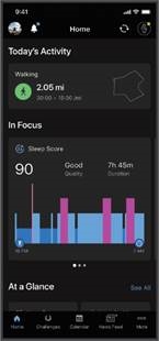 Garmin Connect grafiek