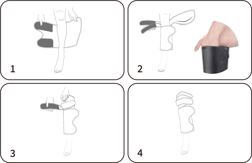 De massager gebruiken - Stap 2