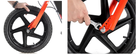 Fietsmontage - Stap 1