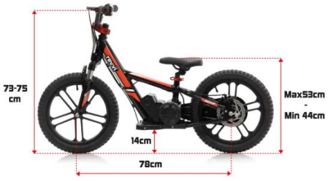 Afmetingen fiets