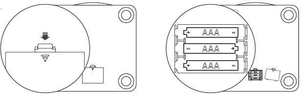Batterij installatie - Stap 2