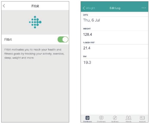 Verbinding maken met andere fitness-apps - Fitbit - Stap 2