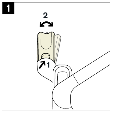 Postadapters voor babyautostoel - Stap 1