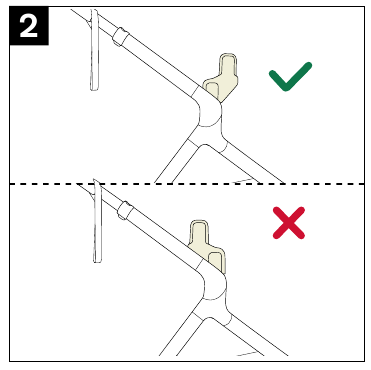 Postadapters voor zitje en reiswieg - Stap 2