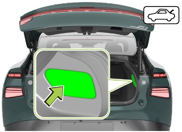 Directe gevaren uitschakelen - Toegang tot 12V-batterij - Stap 1