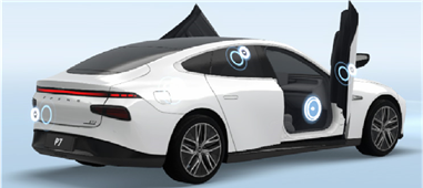 X-Wing-deur (alleen voor AWD Wing Edition) - Stap 1