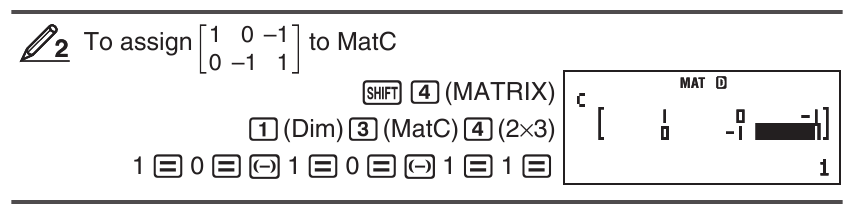 Matrixvariabelegegevens toewijzen en bewerken