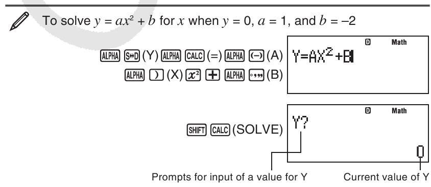 Using SOLVE - Part 1