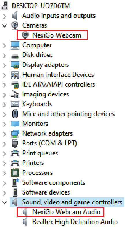 Controleren of de webcam is aangesloten op een Windows-pc