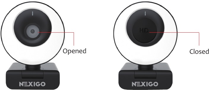 FAQ - Hoe gebruik ik de privacyklep van de webcam?