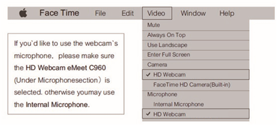 Hoe kan ik mijn camera gebruiken in Skype of FaceTime? - Stap 1