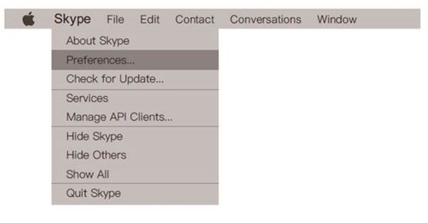 Skype-voorkeuren