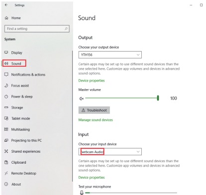 Het audio-invoerapparaat selecteren in Windows