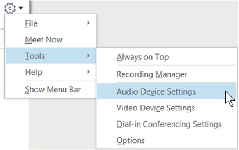 Het apparaat gebruiken in Skype op Windows 10 - Stap 1