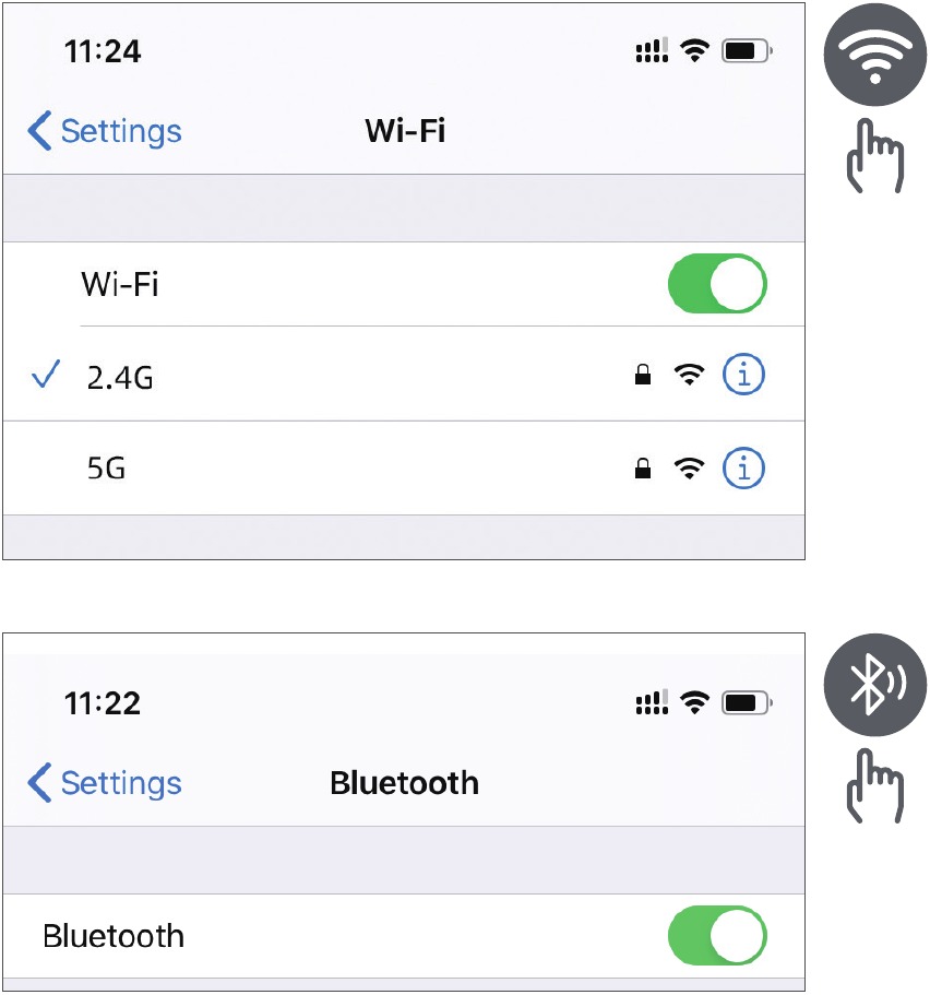 Wi-Fi en Bluetooth inschakelen op uw apparaat