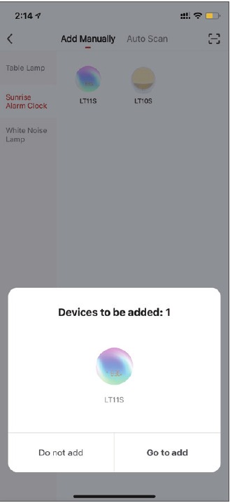 App-bediening - Aansluiten - Stap 3