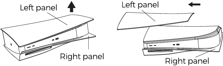 Instructies - Verwijder de meegeleverde panelen - Stap 3