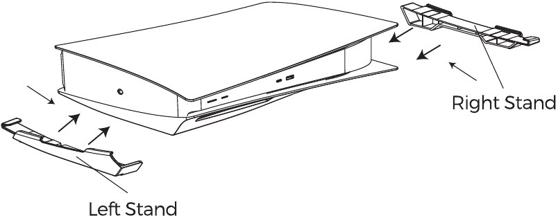 Het product aan de PS5 Disc Edition bevestigen - Stap 2