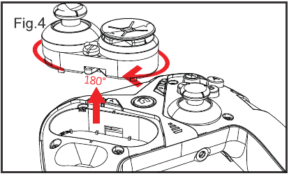 Instructies voor het verwisselen van D-pad en linkerjoystick - Stap 4