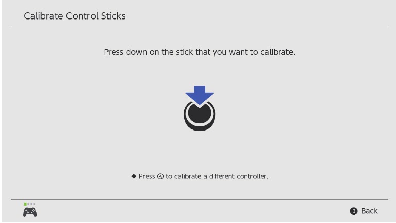 FAQ - Hoe kan ik de joysticks kalibreren? - Stap 2