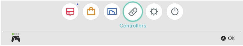 Draadloze verbinding instellen - Switch-console - Stap 1