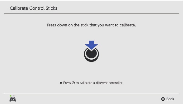 De Joysticks kalibreren - Stap 2