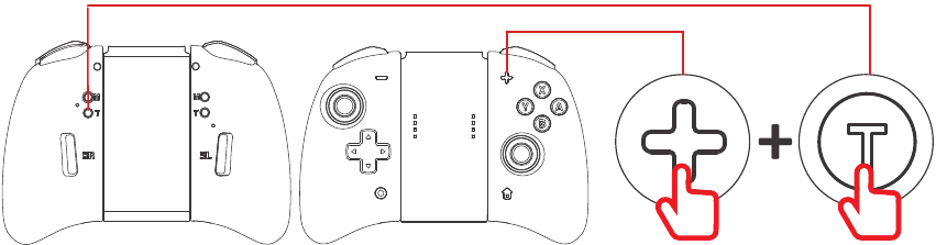Turbosnelheid aanpassen - Voor de rechter Joypad