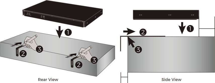HOE MONTEER IK DE SLIDING TRAY? - Stap 1