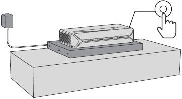 SLIDING TRAY - Een positievoorinstelling instellen - Stap 2
