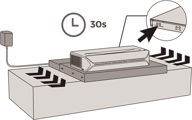 SLIDING TRAY - Een positievoorinstelling instellen - Stap 3