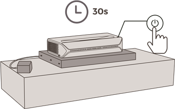SLIDING TRAY - Een positievoorinstelling instellen - Stap 4