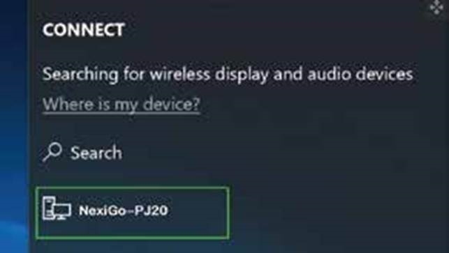 MULTISCREEN - WINDOWS CAST - Stap 2