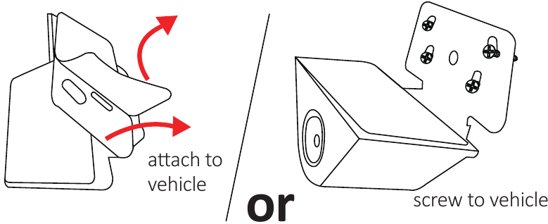 Installatie van de camera aan de achterzijde - Stap 5