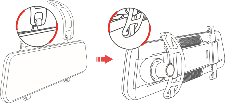 Installatie - Installatie voorcamera - Stap 2