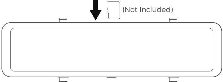 De MicroSD-kaart plaatsen v&oacute;&oacute;r het eerste gebruik
