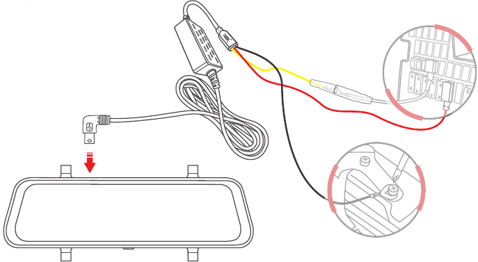 Installatie - Stap 9 - Sluit een stroomconnector aan